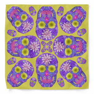 Flower Skull 5 Bandana
