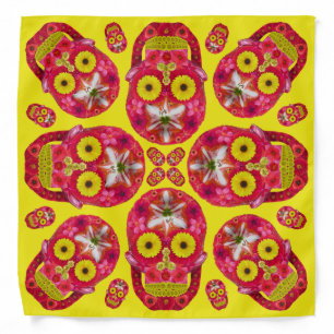 Flower Skull 6 Bandana
