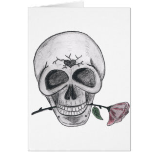 Flower Skull Cards