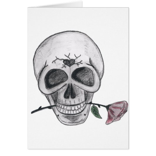 Flower Skull Cards (Front)