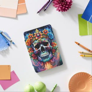 Flower Skull iPad Air Cover
