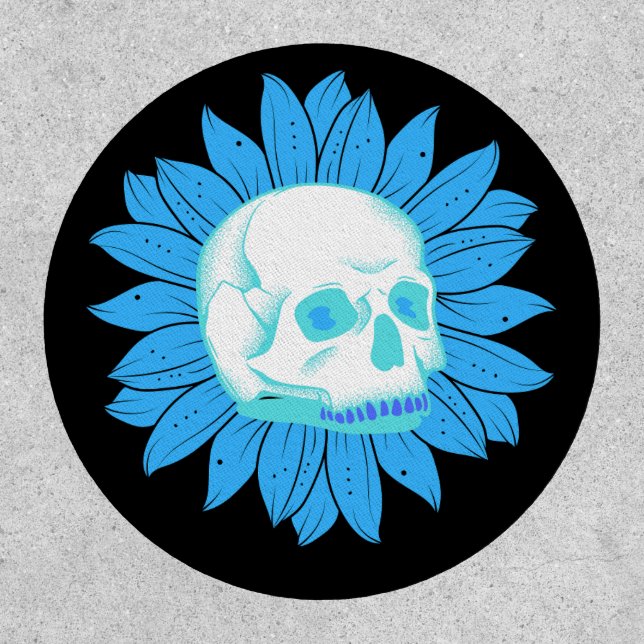 Flower Skull Patch (Front)