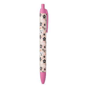 Flower Skull Pattern Pen