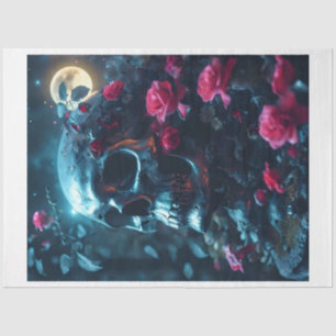 Flower Skull Tissue Paper