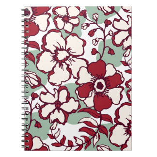 Flower Spiral Notebooks for Journaling