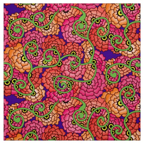 Flower Spirals _ Warm Fabric