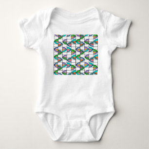 Flower Splits Baby Bodysuit