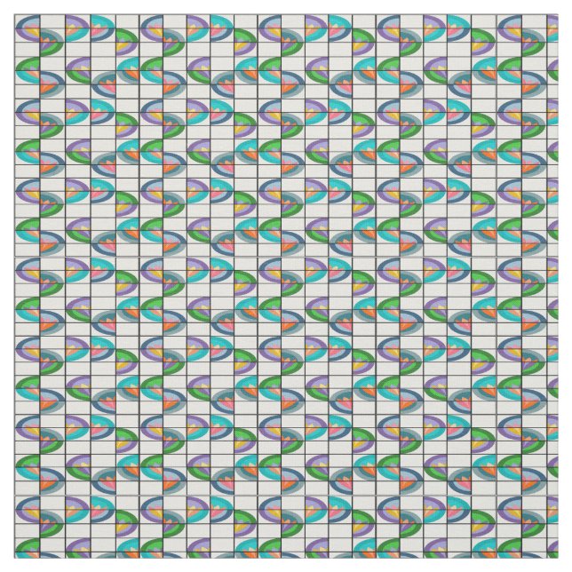 Flower Splits Fabric (Swatch)