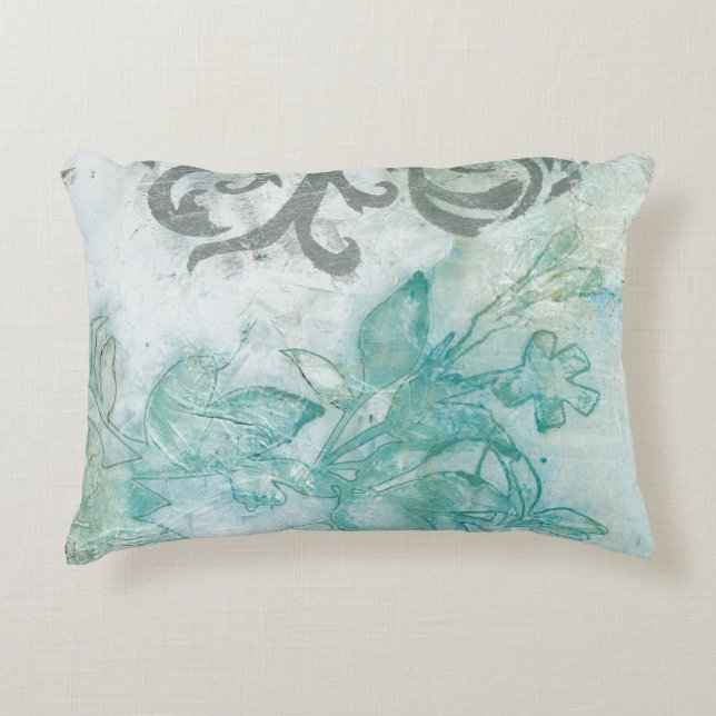 Flower Spray II Decorative Pillow (Front)