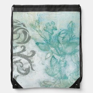 Flower Spray II Drawstring Bag