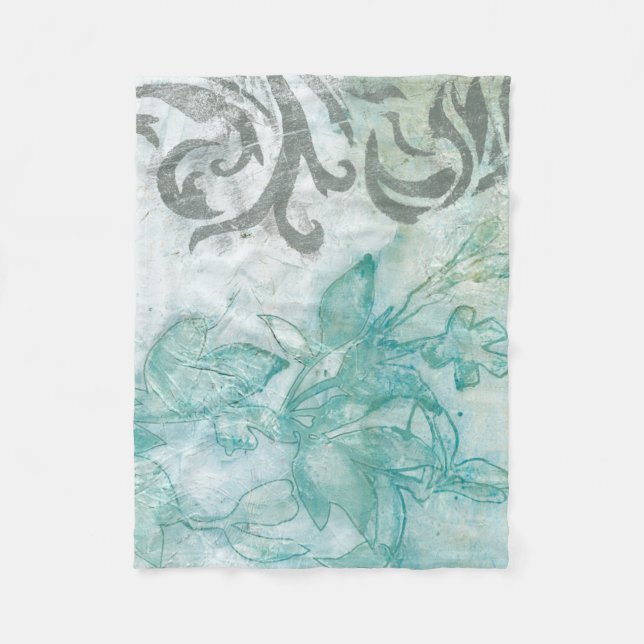 Flower Spray II Fleece Blanket (Front)
