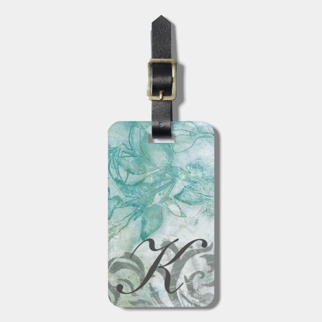 Flower Spray II Luggage Tag (Front Vertical)