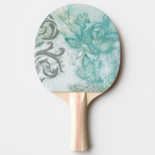 Flower Spray II Ping-Pong Paddle