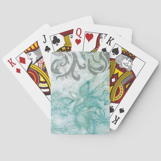 Flower Spray II Poker Cards (Back)