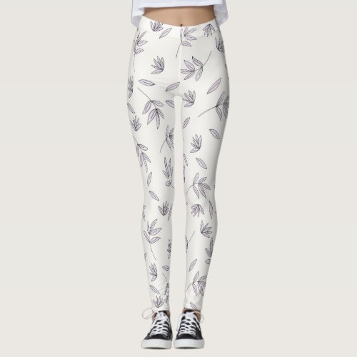 Flower Spring Blooming Floral Leggings