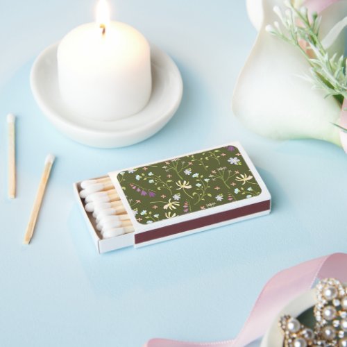 Flower Spring Blooming Floral Seamless Matchboxes