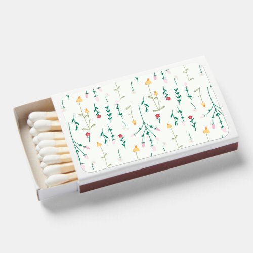 Flower Spring Blooming Floral Seamless Matchboxes