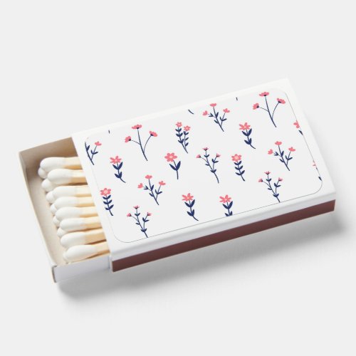 Flower Spring Blooming Floral Seamless Matchboxes