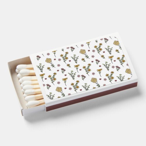 Flower Spring Blooming Floral Seamless Matchboxes