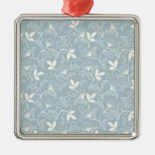 Flower Spring Botanical Floral Metal Ornament