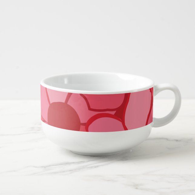 Flower Spring Meadow Flower Soup Mug (Left)