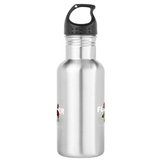 flower stainless steel water bottle