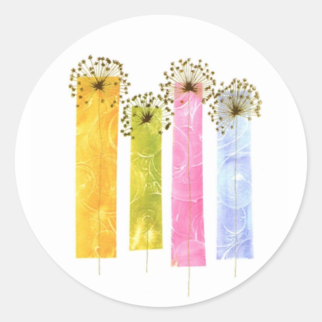 flower sticker (Front)