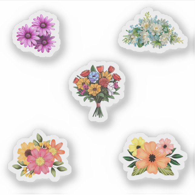 Flower Sticker Pack (Front)