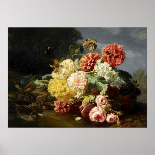 Flower still life Jean Robie Poster