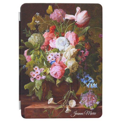Flower Still Life Of Roses Tulips And Hyacinths iPad Air Cover