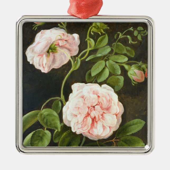 Flower Study Metal Ornament (Front)