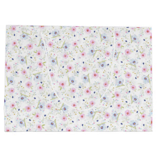 Flower style large gift bag