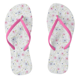 Flower style Mousepad Flip Flops