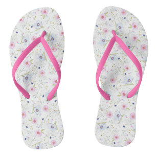 Flower style Mousepad Flip Flops