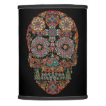 Flower Sugar Skull Lamp Shade