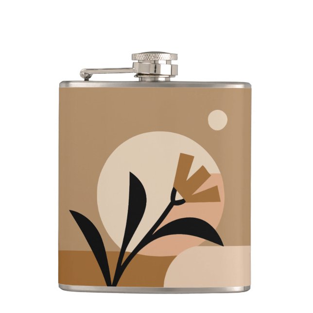 Flower Sun Boho Flask (Front)