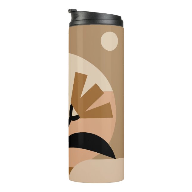 Flower Sun Boho Thermal Tumbler (Rotated Right)