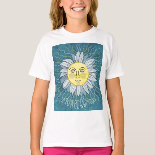 Flower  Sun _ Nature T_Shirt