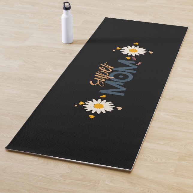 Flower Super MOM  Yoga Mat (In Situ)