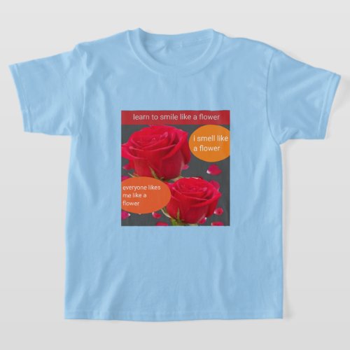 Flower T shert T_Shirt