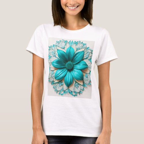 Flower t_shirt women t_shirt summer flower