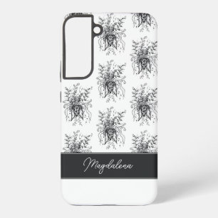 Flower Tangle Art, drawn - Samsung Galaxy Case