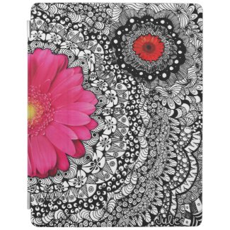 Flower Tangle iPad Cover