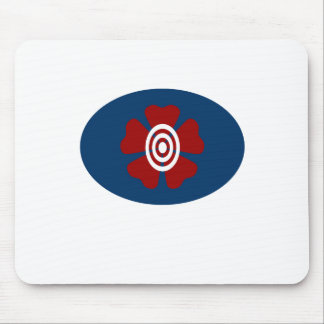 flower target mouse pad