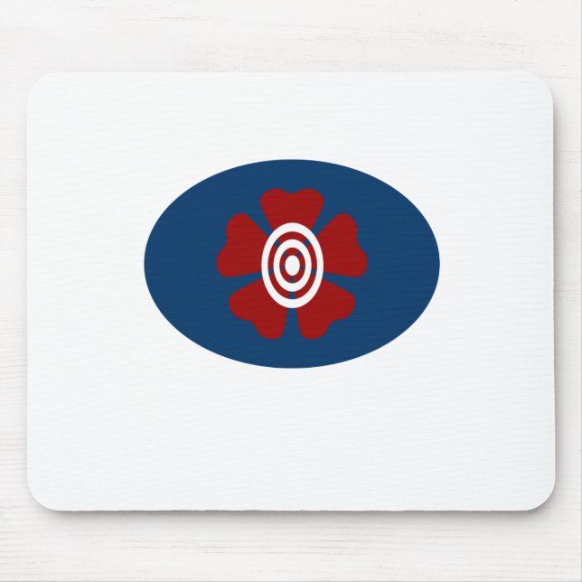flower target mouse pad (Front)