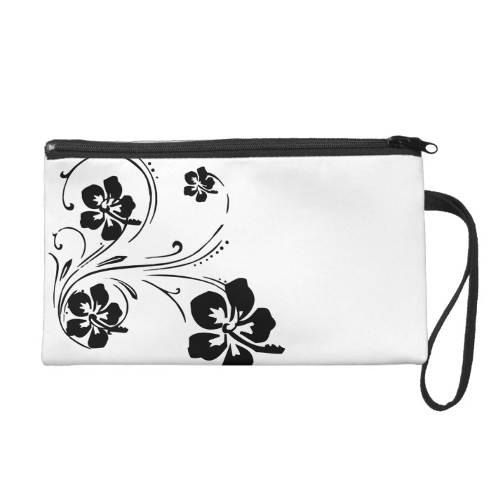 Flower Tattoo Wristlet Clutches