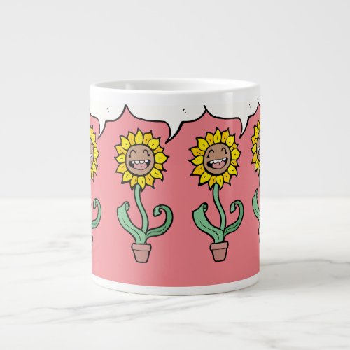Flower tea mug