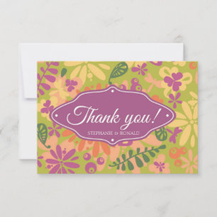 Flower Thank You Card