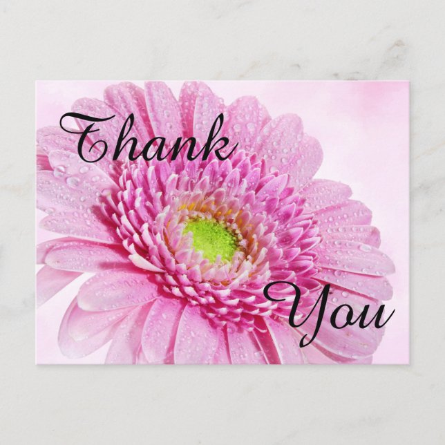 Flower Thank You Card (Front)