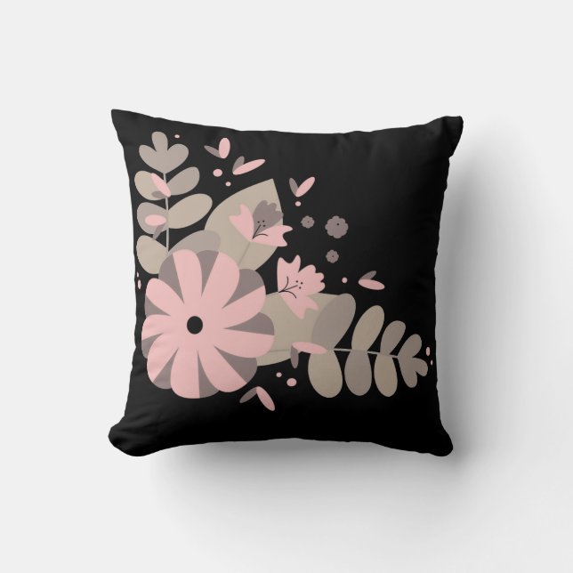 Flower Throw Pillow (Front)